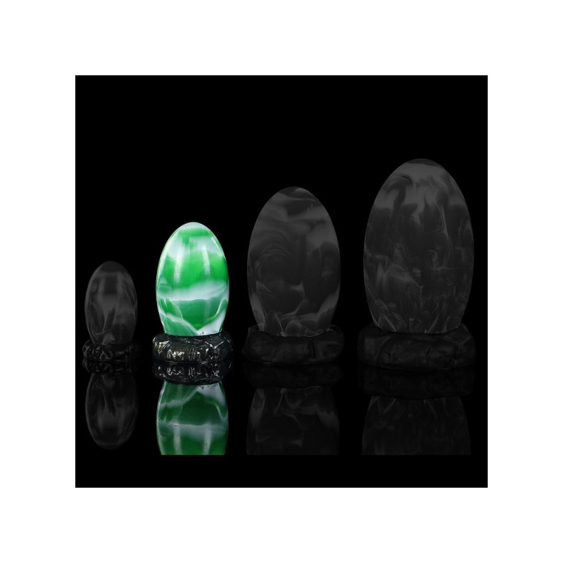 Bad Demon Plug Emerald Egg M 11 x 6.8cm